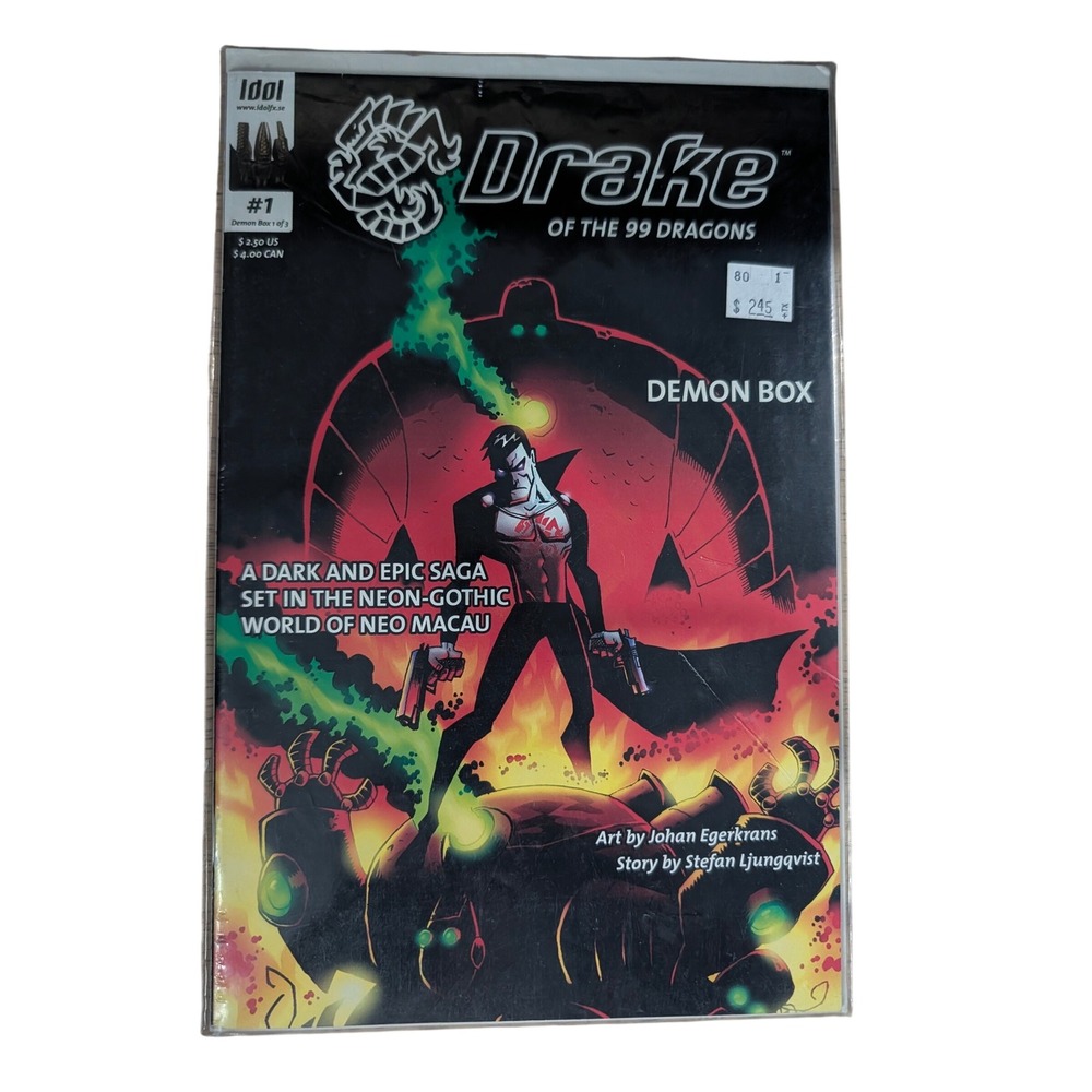 Drake of the 99 Dragons 1 Demon Box Idol Comic Book Stefan Ljungqvist 2003